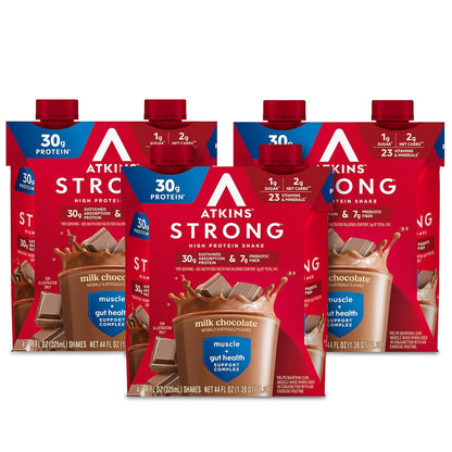 30g of sustained-absorption milk protein isolate per 11 fl oz serving
