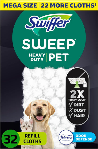32-count dry cloth refill (available in single pack or 2-pack bundle)