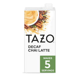 TAZO Organic Decaf Chai Latte Concentrate for Evening Wind-Down Rituals, Caffeine-Free Black Tea Blend for Bedside and Meditation Corner