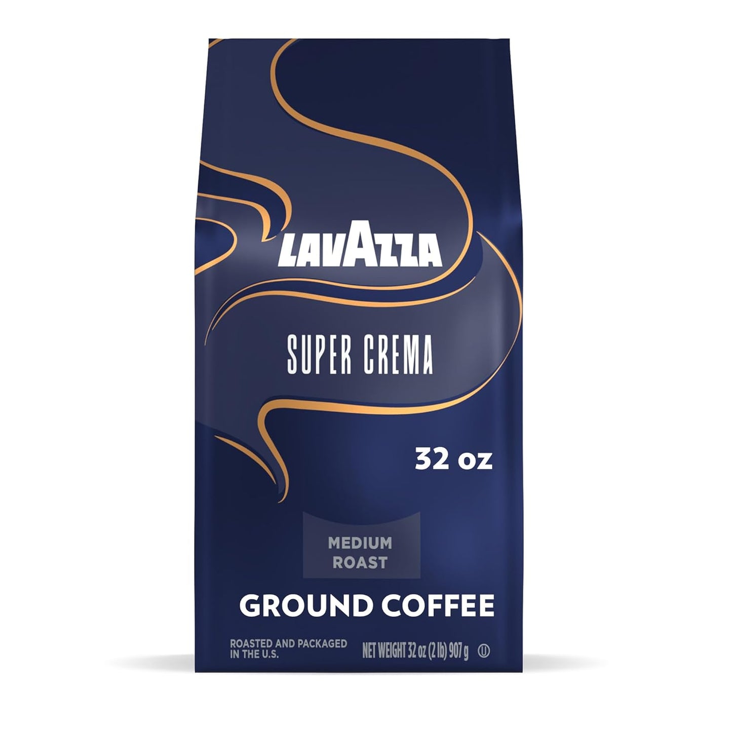 32 oz (2 lb) resealable ground coffee bag for extended freshness