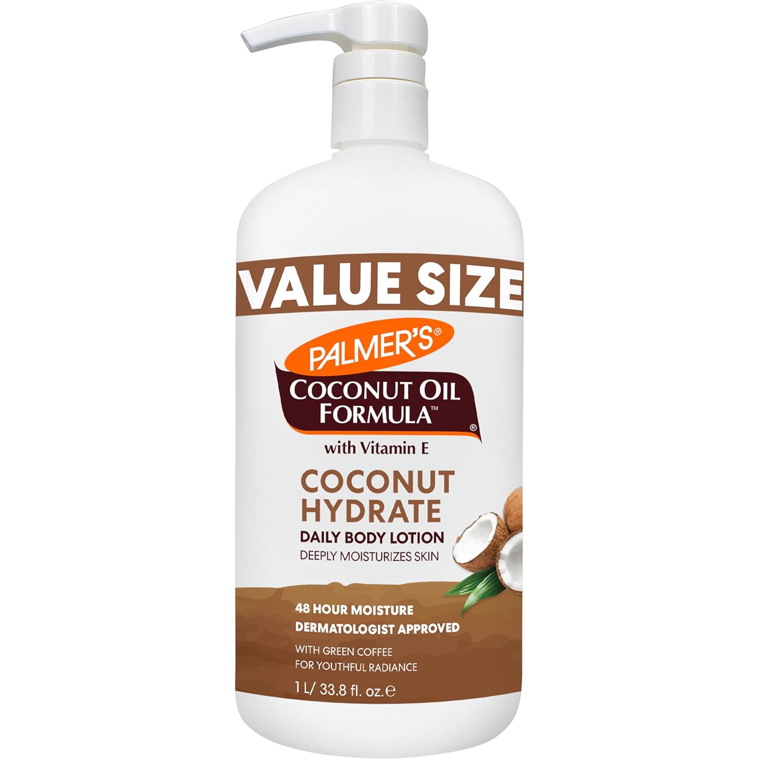 33.8 fl oz value-size pump bottle for high-volume, mess-free dispensing
