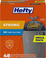 Hefty Strong Trash Bags Lavender – Odor-Neutralizing Liners for a Fresher, Calmer Kitchen, 33 Gallon