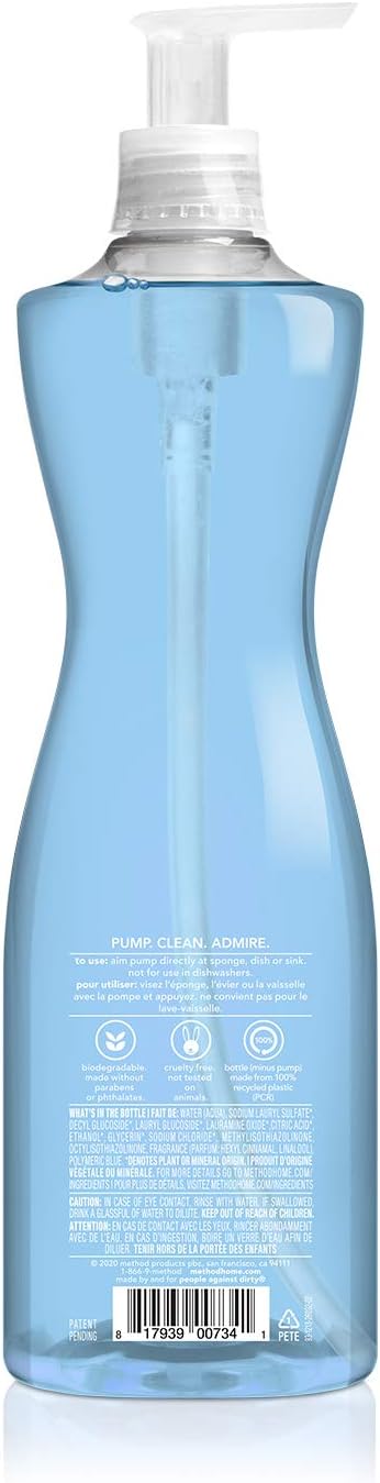 35% less plastic body-and-pump design versus previous packaging