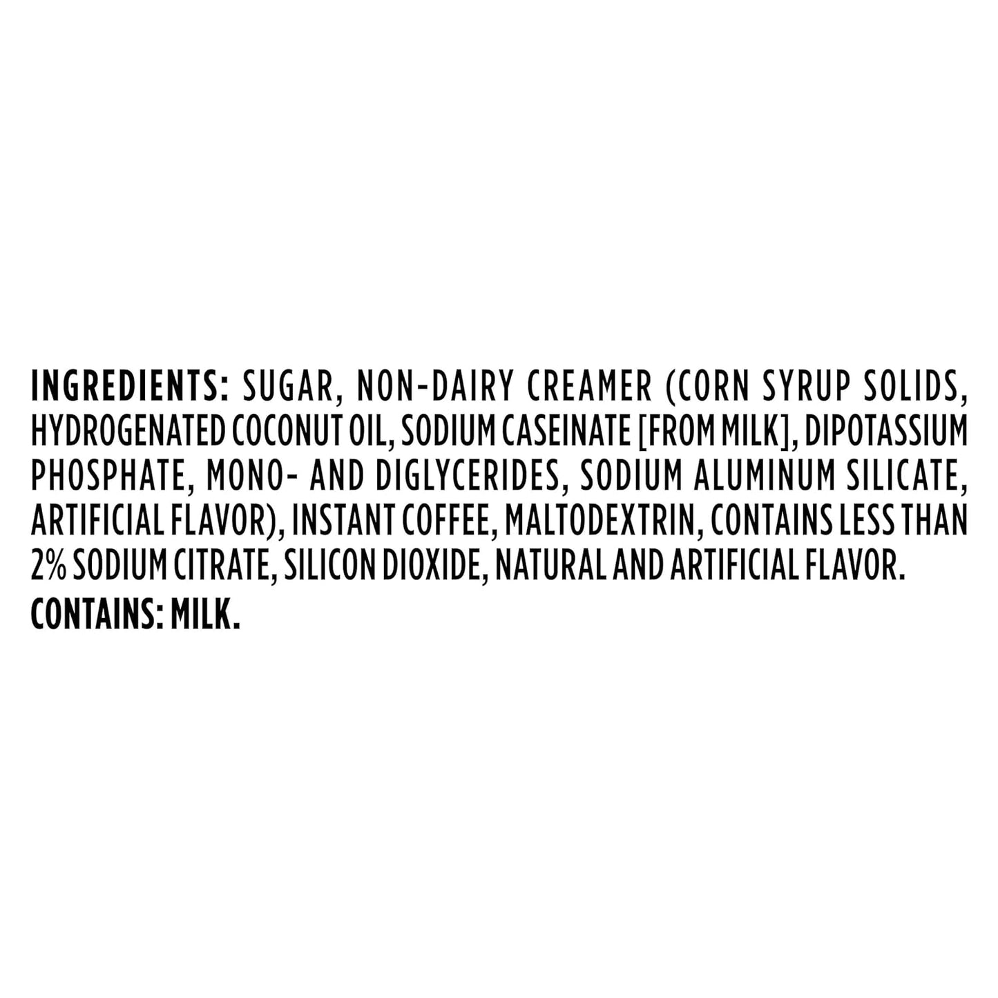 35 product variants spanning flavors (hazelnut, french vanilla, mocha, vanilla caramel, cafe vienna, etc.), decaf options, and sugar-free options