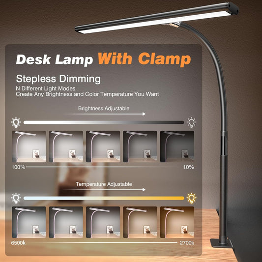 360° adjustable long flexible gooseneck for precise light direction