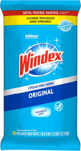 Windex Glass Wipes – Home Office Window and Monitor Screen Cleaner for a Distraction-Free Workspace