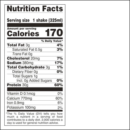 3g net carbs and 1g sugar per bottle for keto and low-carb compatibility