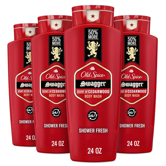 3x defense technology combining deep cleansing, rich lather, and lasting scent