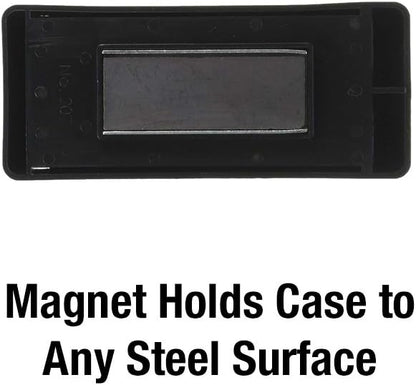 4.2 cubic inch interior volume (3-3/4" x 3/4" x 1-1/2") fits 1-2 keys with fobs