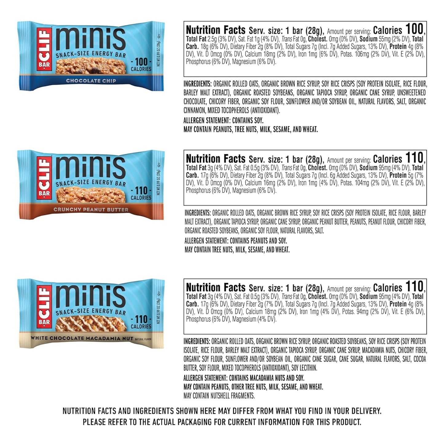 4-5g plant-based soy protein per bar for sustained energy