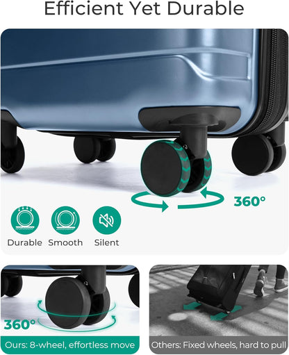 4-level adjustable aluminum telescopic handle plus soft silicone top and side carry handles