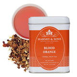 Harney & Sons Blood Orange Fruit Tea – Caffeine-Free Herbal Tea for Nightly Wind-Down Ritual and Bedtime Relaxation