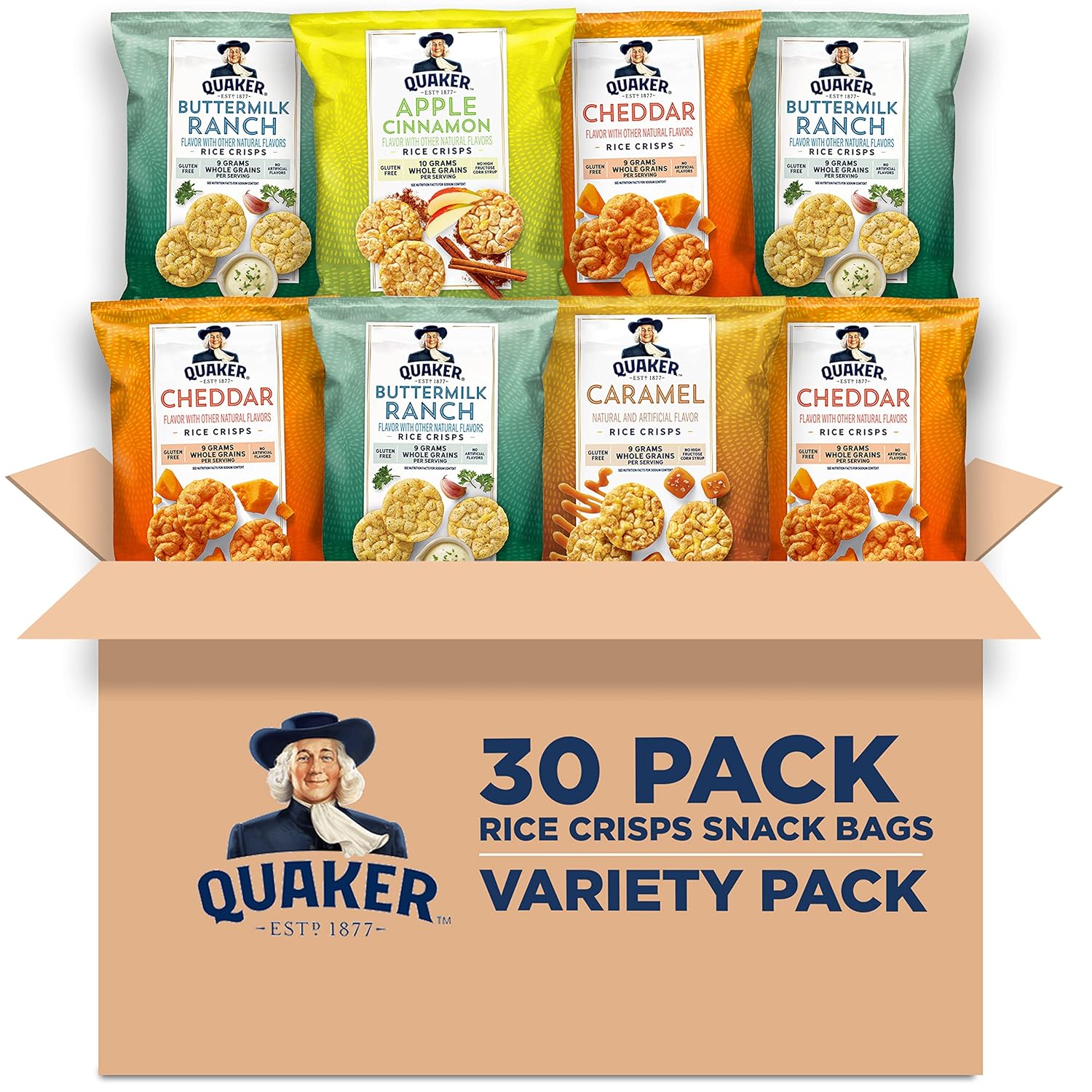 40 single-serve 0.67 oz bags for grab-and-go portioning