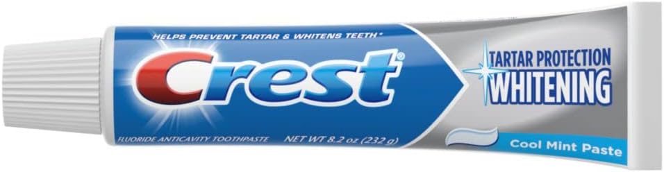 Crest Tartar Protection Whitening Toothpaste – Cool Mint Ritual for Your Evening Self-Care Routine