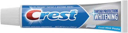 Crest Tartar Protection Whitening Toothpaste – Cool Mint Ritual for Your Evening Self-Care Routine