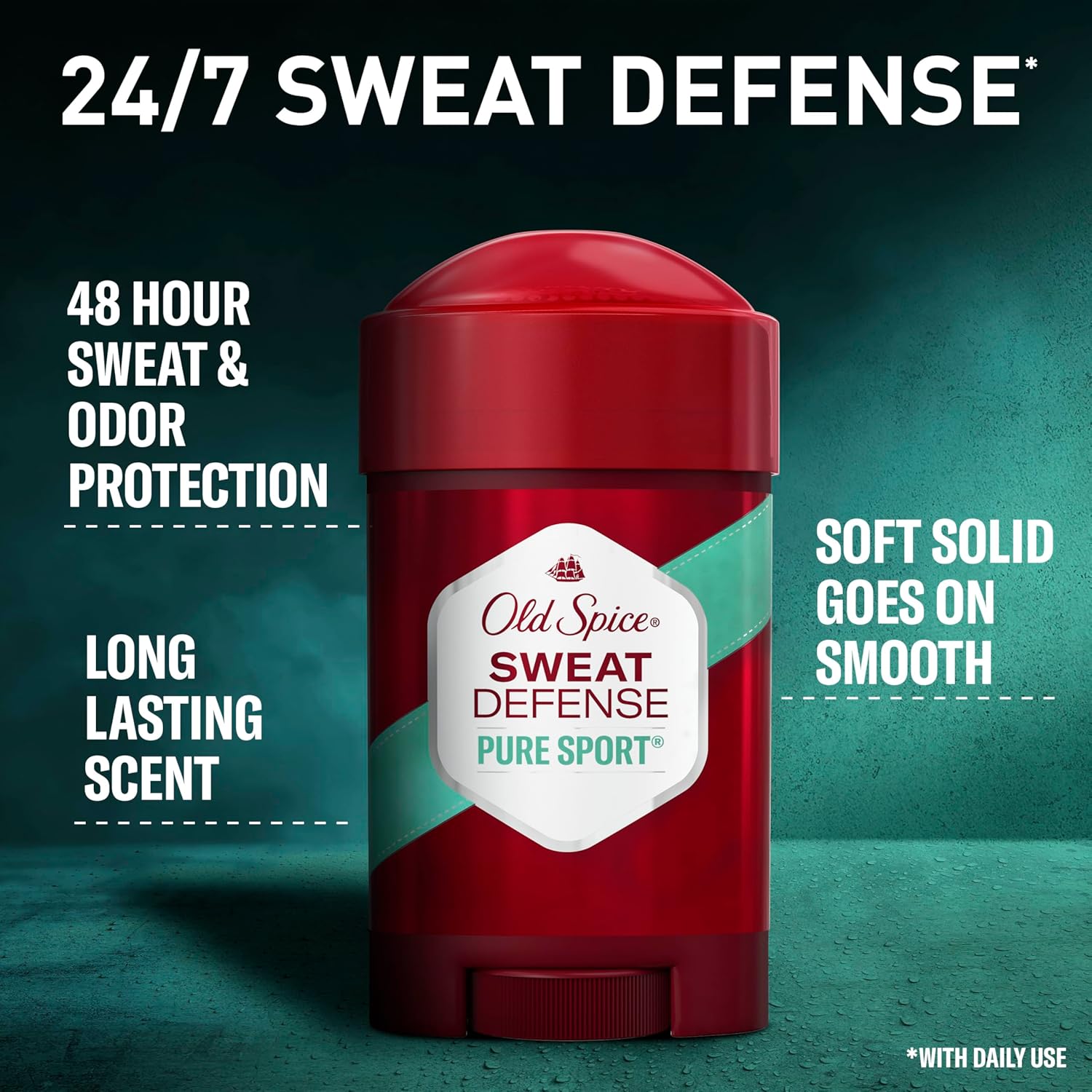 48-hour clinically proven sweat and odor protection