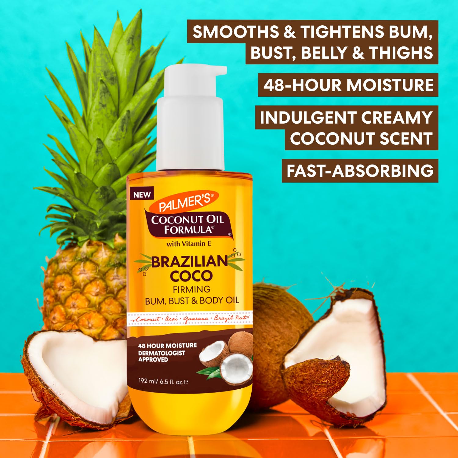 48-hour moisture claim with layered oil-then-cream application method