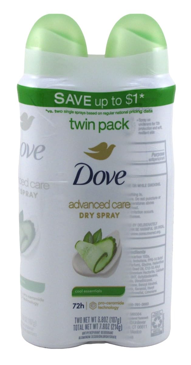 48-hour odor and wetness protection (dove dry spray standard claim)