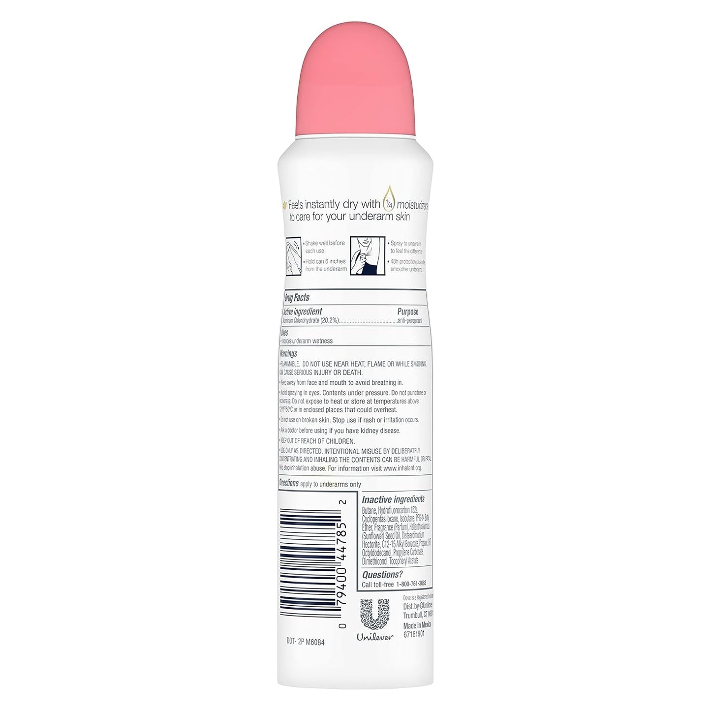 48-hour sweat and odor protection