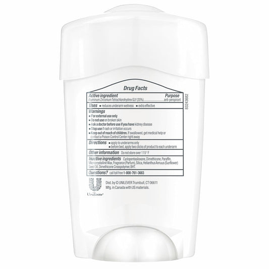 48-hour sweat and odor protection duration