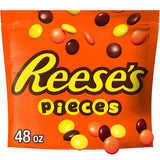 REESE'S PIECES Candy Bulk Bag 48 oz – Family Snack Pack for Kids' Movie Nights and Lunchboxes