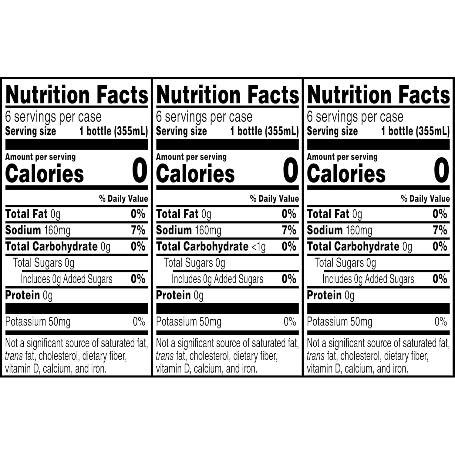 5-10 calories per serving