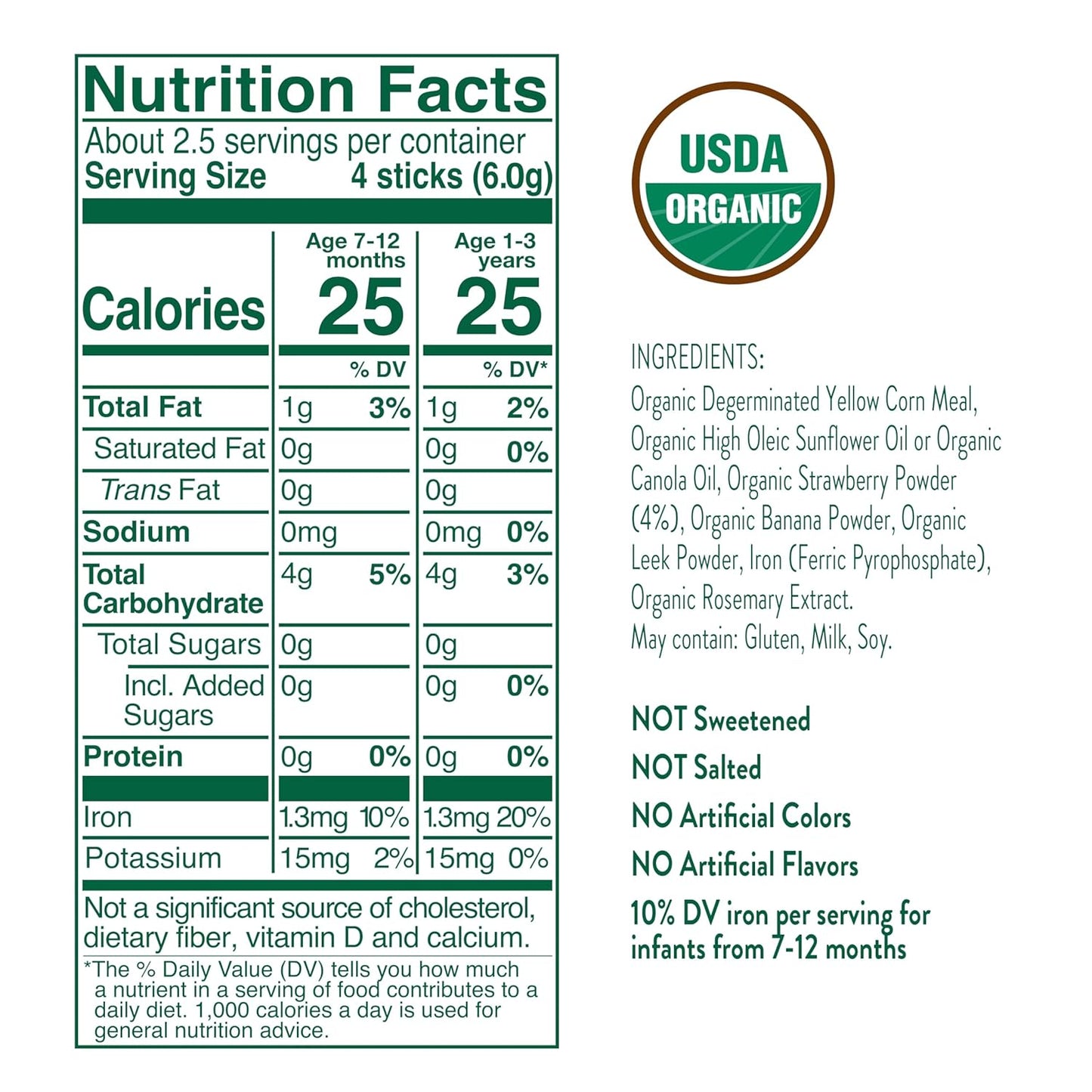 5 individual 0.56 oz resealable single-serve packs
