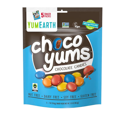 5 individually wrapped 0.7oz snack packs for built-in portion control