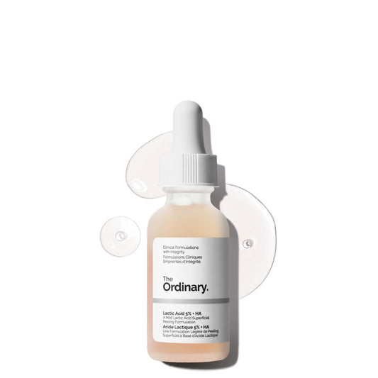 5% lactic acid (mild aha) for gentle surface exfoliation