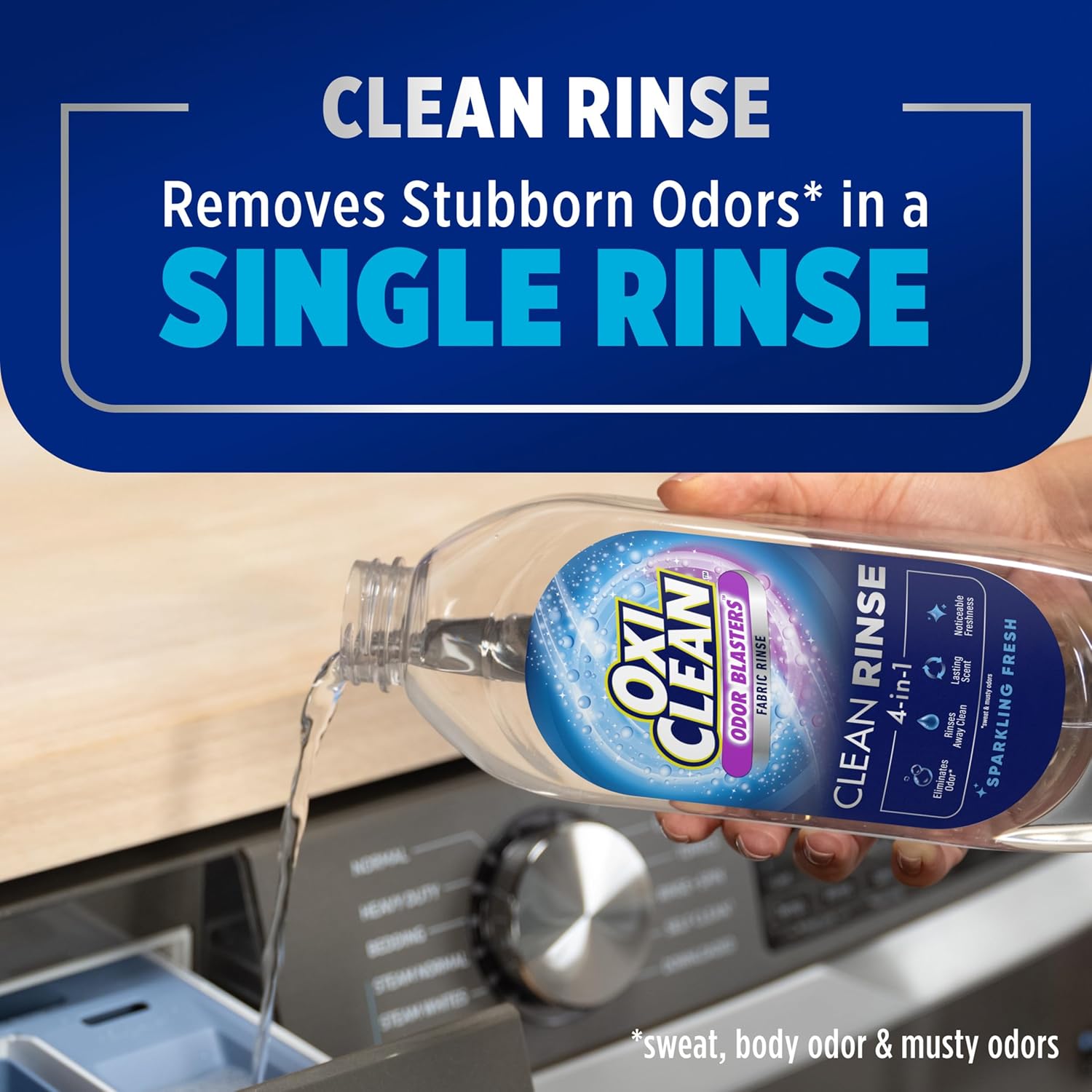 50 fl oz bottle with concentrated dosing of 2 fl oz (1/4 cup) per regular load