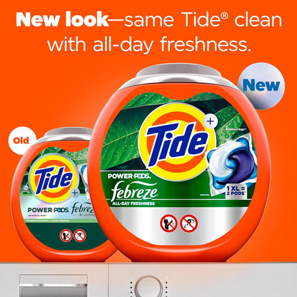 50% more cleaning power compared to tide liquid detergent formula