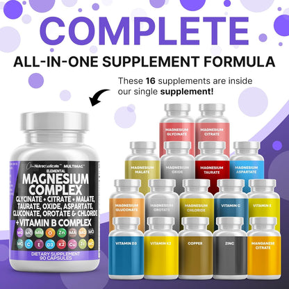 500mg total elemental magnesium per 3-capsule serving