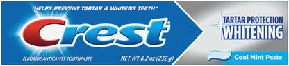 Crest Tartar Protection Whitening Toothpaste – Cool Mint Ritual for Your Evening Self-Care Routine