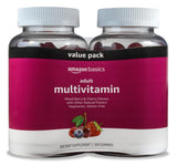 Amazon Basics Mixed Berry & Cherry Adult Multivitamin Gummies – 150 Ct, 75-Day Daily Nutrition Habit for the Busy Home Office