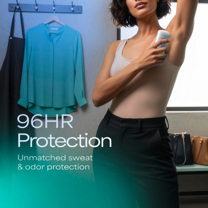 5x protection system addressing stress, activity, pressure, thrill, and heat sweat