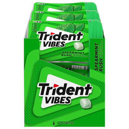 6 bottles of 40 pieces each for 240 total pieces of gum