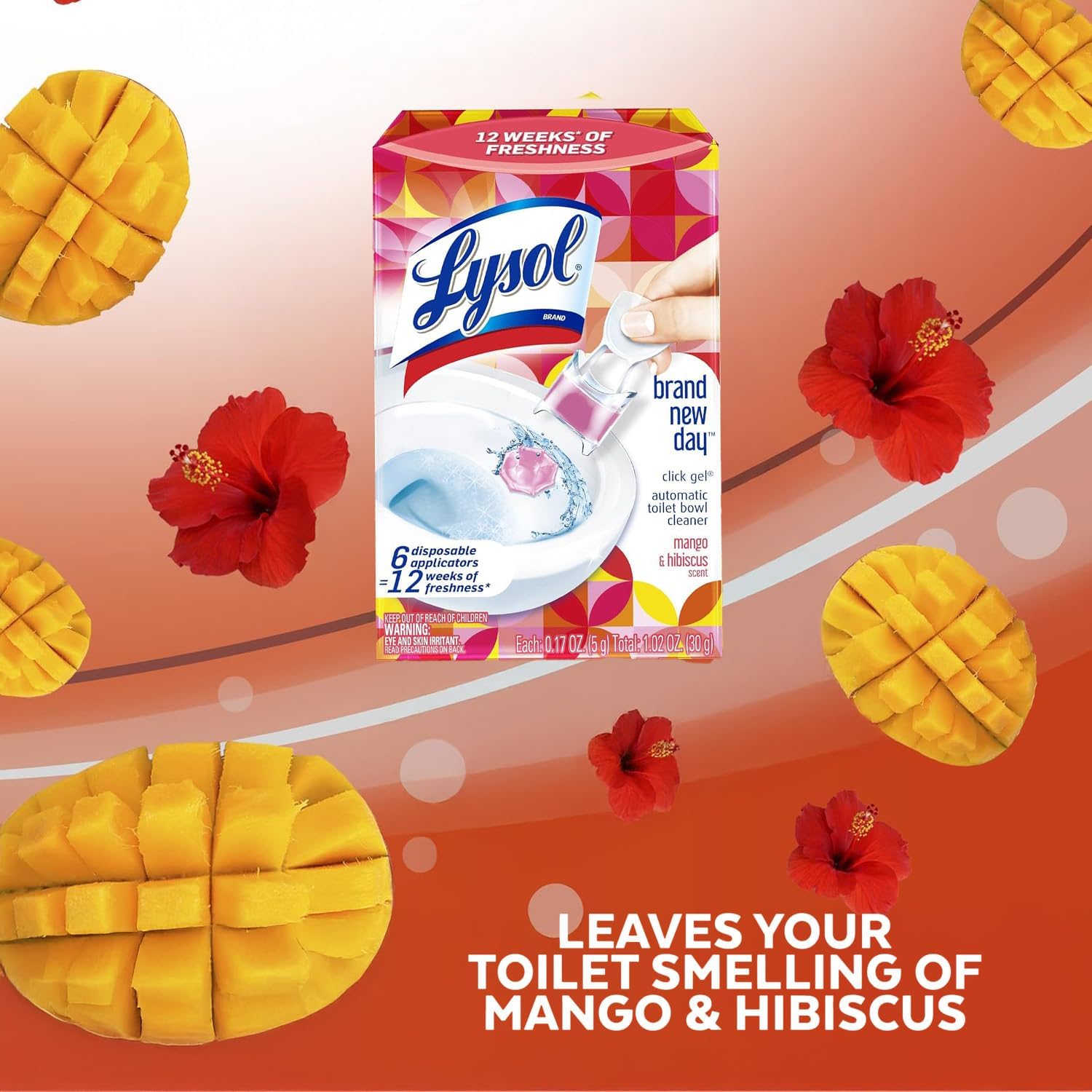 6-count pack delivering up to 12 weeks of continuous freshness (2 weeks per applicator)
