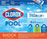 Clorox Pool&Spa Shock XTRABLUE Plus Outdoor Bundle, Fast-Dissolving Granular Chlorine for Open-Air Backyard Pools and Patio Deck Maintenance