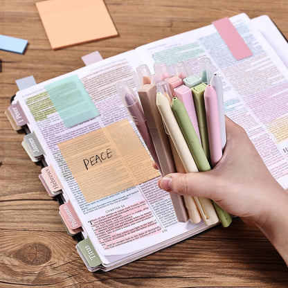 6 magnetic bookmarks for tracking reading progress