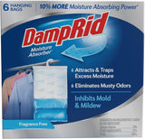 DampRid Fragrance Free Hanging Moisture Absorber – Scent-Free Closet Dehumidifier for Allergy Sufferers and Self-Care Routines