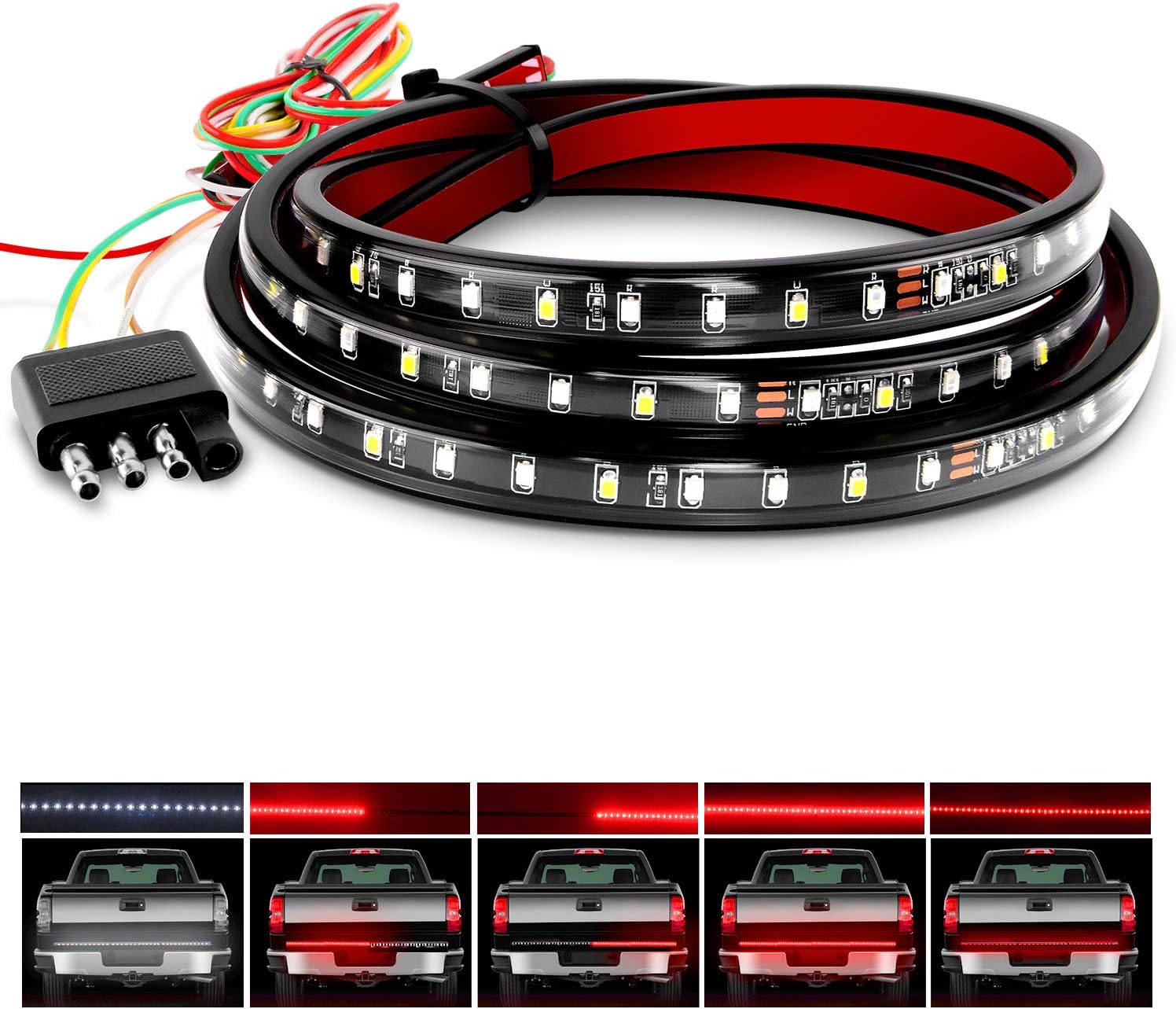 60-inch single-row led strip with 108 high-output leds