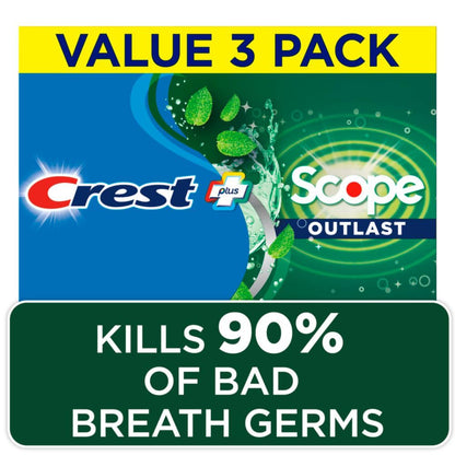Crest Complete Whitening + Scope Toothpaste – Refreshing Mint for Your Daily Self-Care Ritual