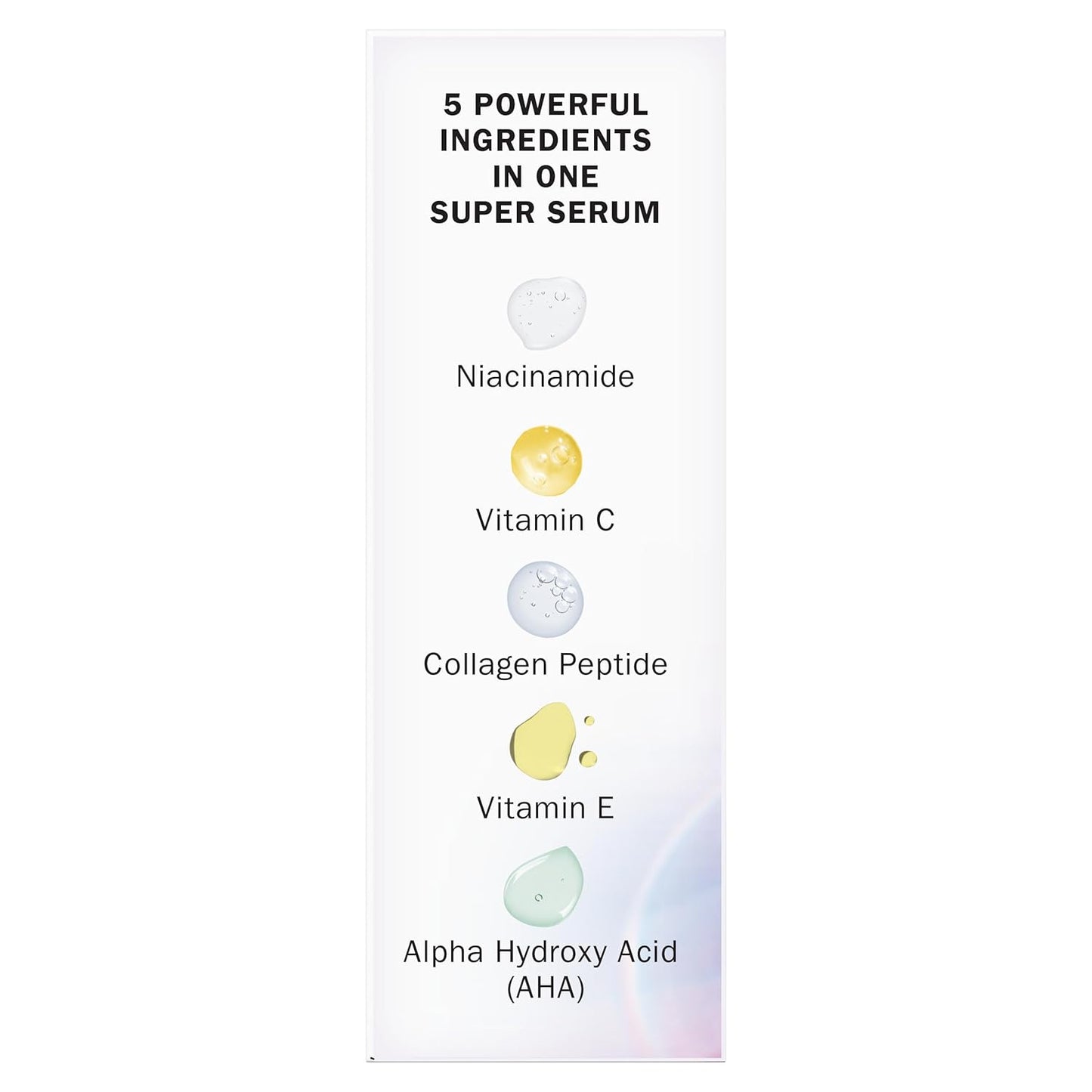 Olay Super Serum – Nightly Glow Ritual for Face, 5-in-1 Anti-Aging Self-Care