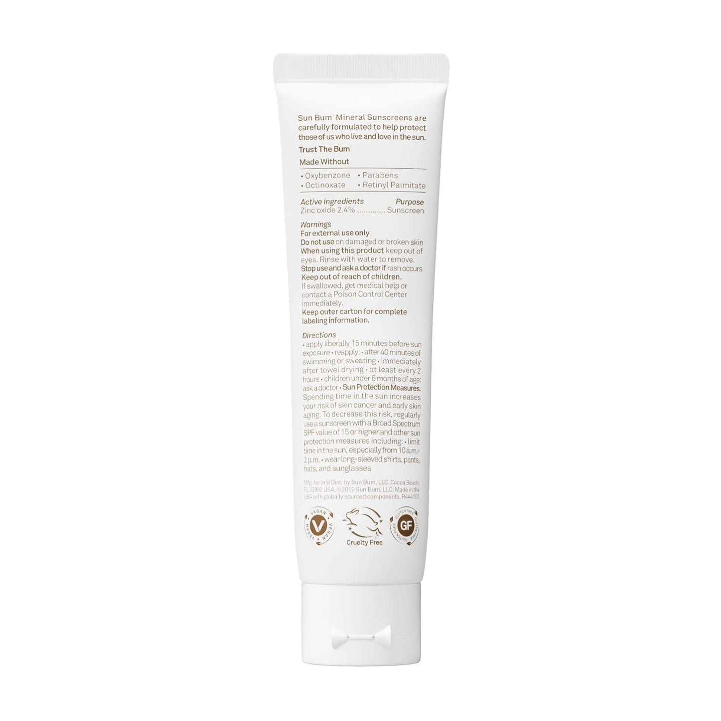 Sun Bum Mineral Face Sunscreen SPF 30 – Matte Primer for Hiking, Beach & Outdoor Adventures