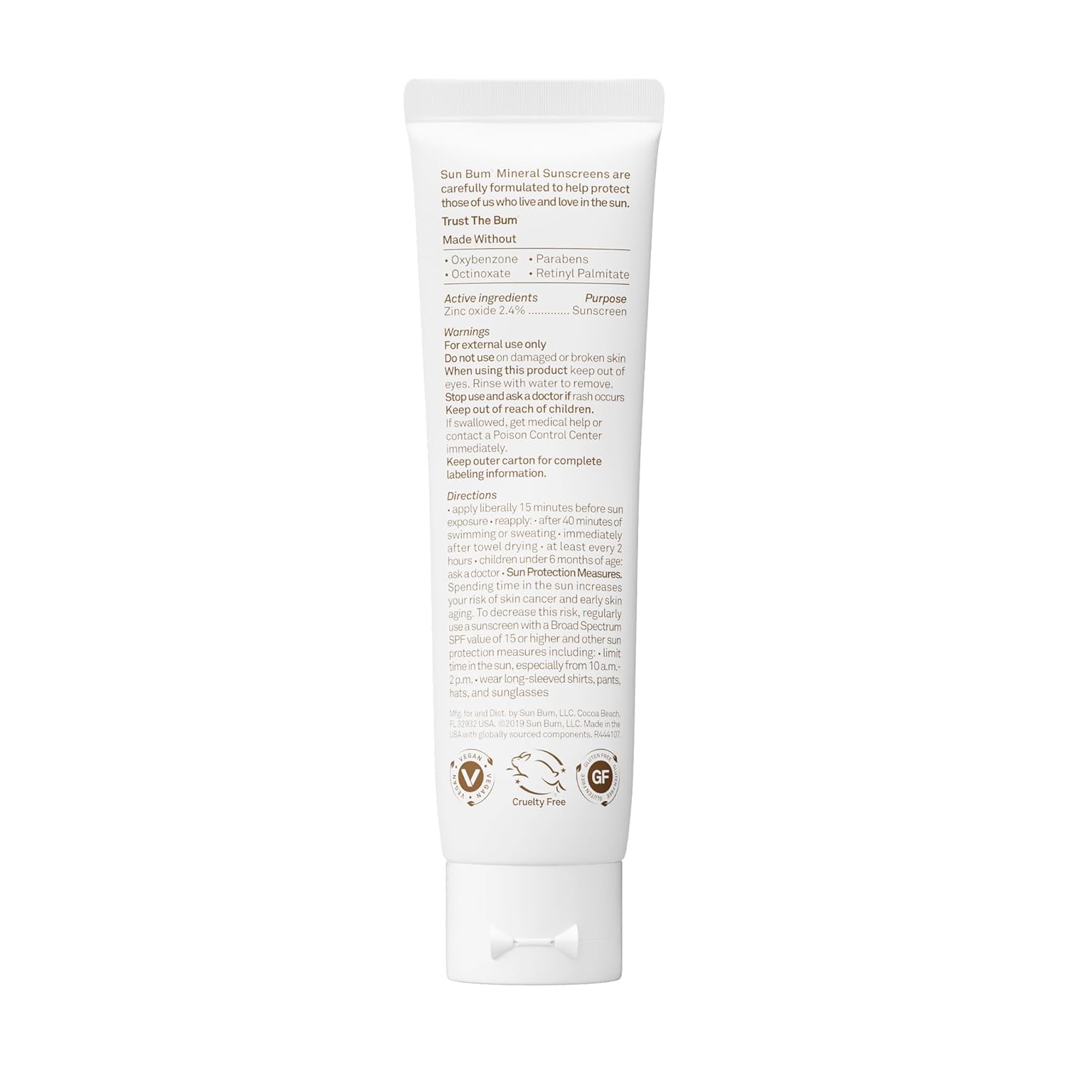 Sun Bum Mineral Face Sunscreen SPF 30 – Matte Primer for Hiking, Beach & Outdoor Adventures