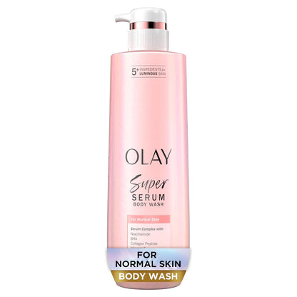 5+ ingredient super serum complex: niacinamide, bha, collagen peptide, vitamin c, vitamin e