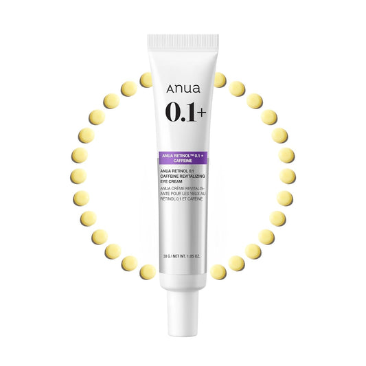 0.1% retinol tm for visible reduction of fine lines and dark circles