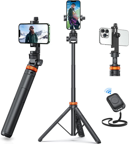 62-inch maximum extension height with rapid single-motion glide deployment