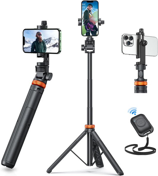 62-inch maximum extension height with rapid single-motion glide deployment