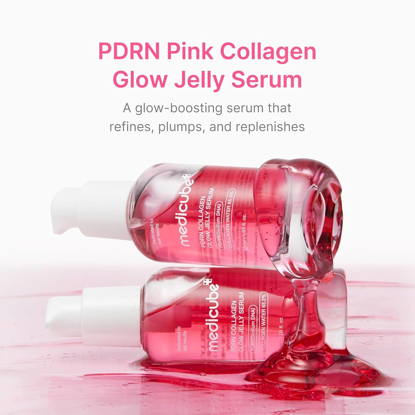 65% collagen water base for elasticity and bounce